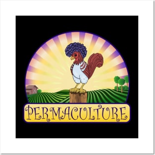 Permaculture chicken Posters and Art